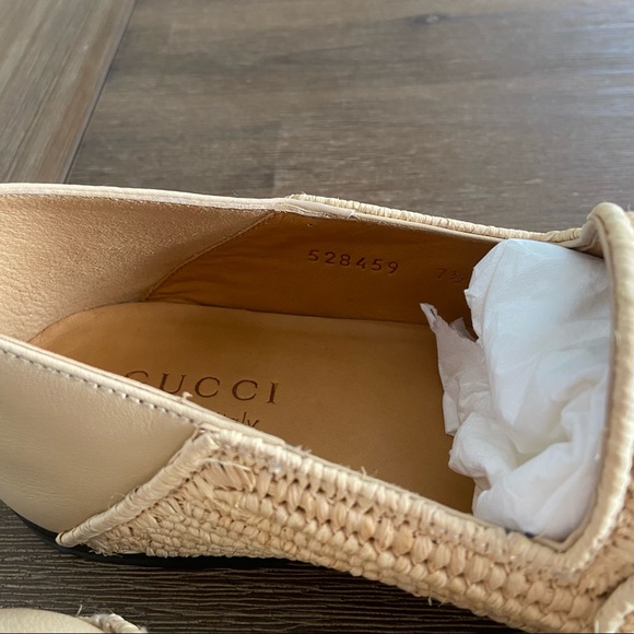 Gucci raffia agadir leather loafers - Picture 8 of 13